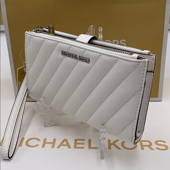 MICHAEL KORS PEYTON LG DOUBLE ZIP WRISTLET - Picture 4 of 16